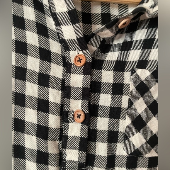 Matilda Jane with Joanna Gaines Flannel Pop Over Shirt size Small - Picture 2 of 4